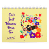 2026 Cats Just Wanna Have Fun Cat Art  Kalender (Hoes)