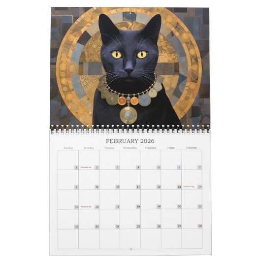 2026 Cats Whimsical Fantasy Art Kalender (Feb 2026)