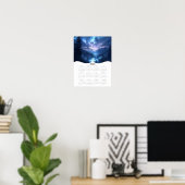 2026 Celestial Landschap Volle Jaar Muur Kalender Poster (Thuiskantoor)