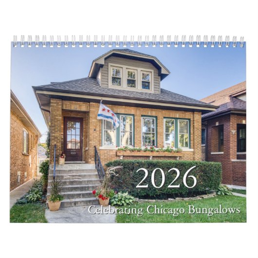 2026 Chicago Bungalow Association Agenda Kalender (Hoes)