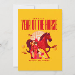 2026 Chinees Nieuwjaar Paard Aankondiging