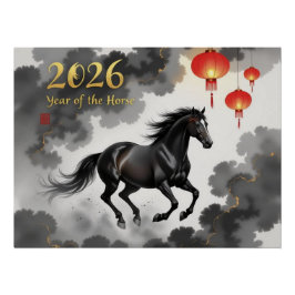 2026 Chines Year Of The Horse Perfect Poster