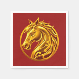 2026 Chinese New Years- Gold Horse Servet
