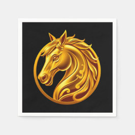 2026 Chinese New Years- Gold Horse Servet