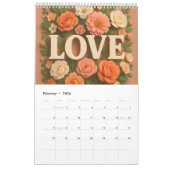 2026 Christian Floral with Personalization Kalender (Feb 2026)