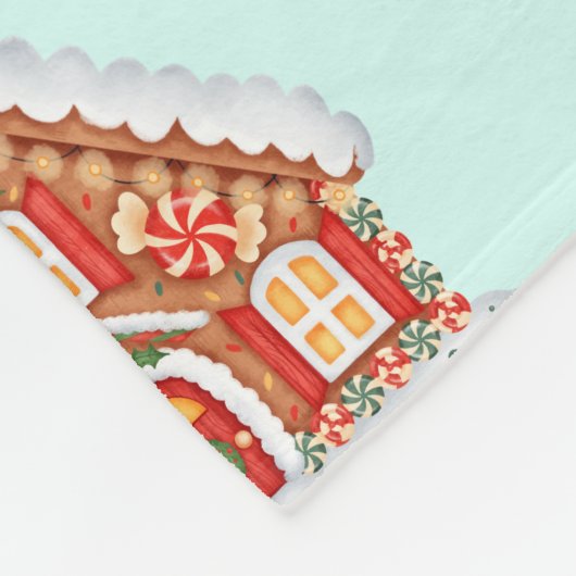 2026 Christmas House Fleece Blanket (Hoek)