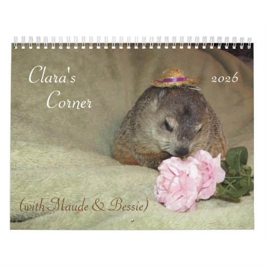 2026 Clara's Corner Groundhog Agenda F Kalender (Hoes)
