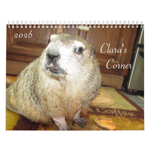2026 Clara's Corner Groundhog Calendar B Kalender (Hoes)
