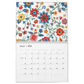 2026 Classic Wildflower Pattern Calendar Kalender (Mar 2026)