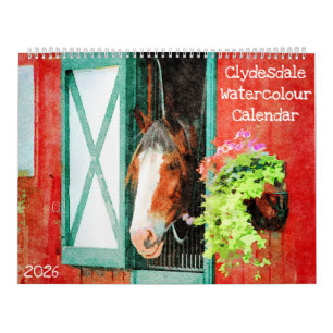 2026 Clydesdale Zware Paard Liefhebber Eigenaar Cl Kalender