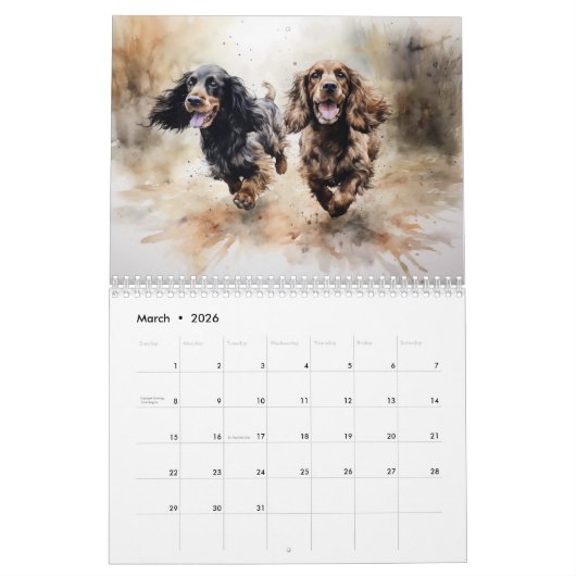 2026 Cocker Spaniels Kalender (Mar 2026)