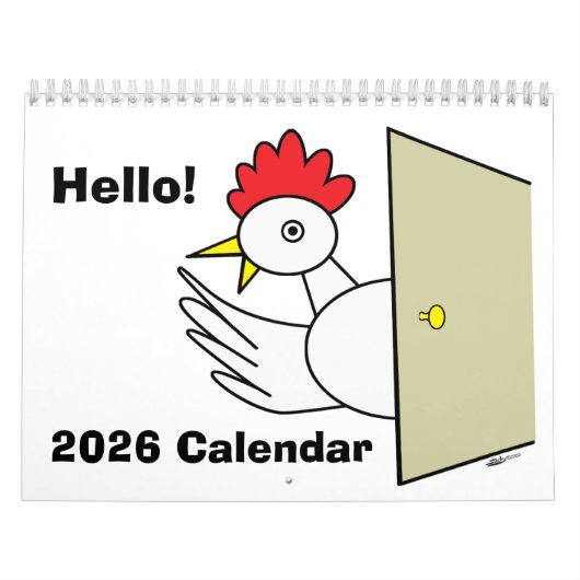 2026 Cocky Cartoons Kalender! Kalender (Hoes)