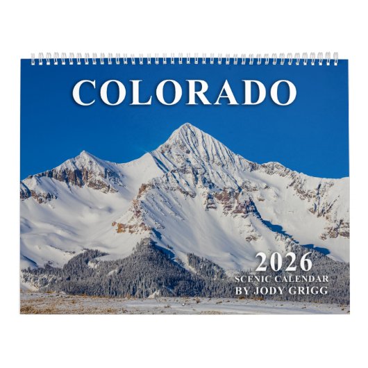 2026 Colorado Schitterende Kalender (Hoes)
