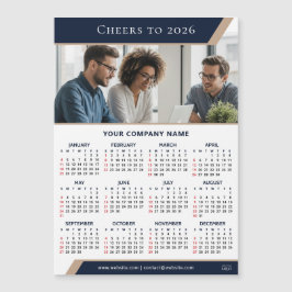 2026 Corporate Giveaway Photo Modern Fridge Magnet