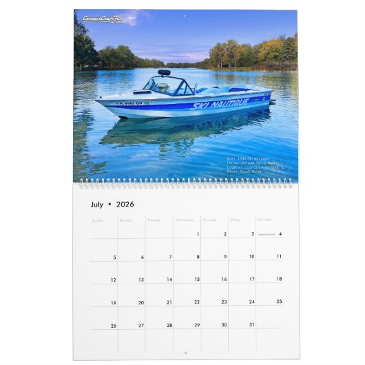 2026 CorrectCraftFan.com Annual Calendar Kalender (Jul 2026)