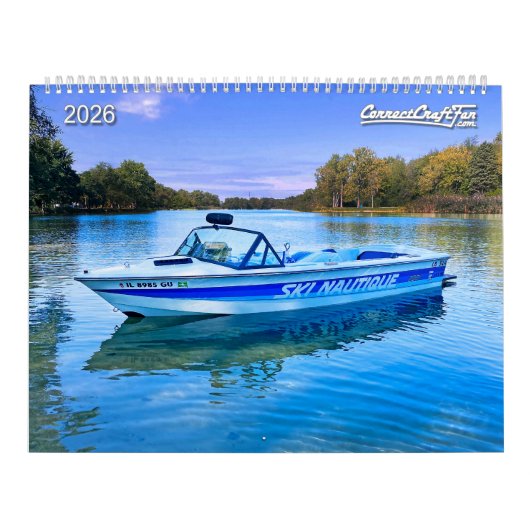 2026 CorrectCraftFan.com Annual Calendar Kalender (Hoes)