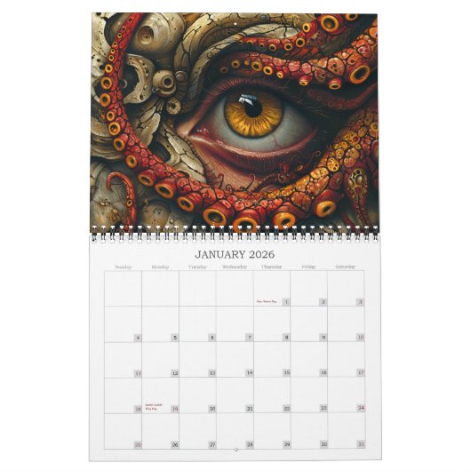 2026 Cosmic Darkness 3 Surreal Horror Kalender (Jan 2026)