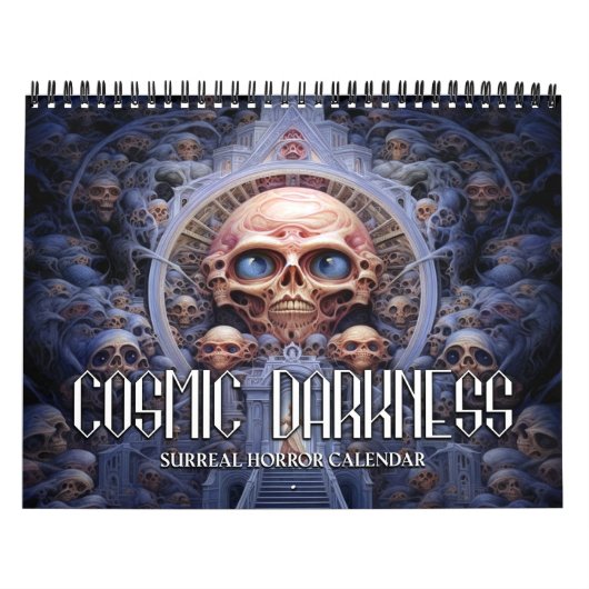 2026 Cosmic Darkness Surreal Horror Kalender (Hoes)