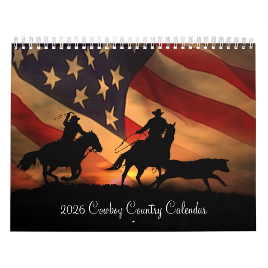 2026 Cowboy Country Western Kalender (Hoes)
