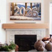2026 Cozy Lodge Print | Samsung Frame TV Kunst