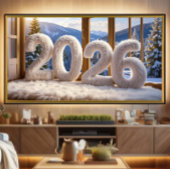 2026 Cozy Lodge Print | Samsung Frame TV Kunst