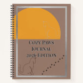 2026 Cozy Paws New Year Spiral Notebook Notitieboek (Voorkant)