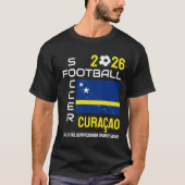 2026 CURACAO KORSOU Voetbal T-shirt (Voorkant)
