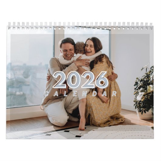 2026 Custom Calendar with Your Family Photos Kalender (Hoes)