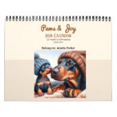 2026 Custom Dog Calendar Wall Art – Photo Calendar Kalender (Hoes)