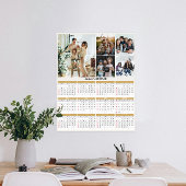 2026 Custom Family Collage Fotokalender Poster