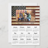 2026 Custom Foto Amerikaanse Vlag Patriottisch Feestdagenkaart (Voorkant)