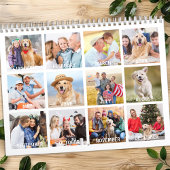 2026 Custom Foto's Modern Creëer Je Eigen Familie Kalender