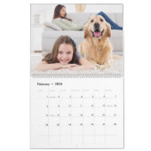 2026 Custom Foto's Modern Familiejaar Maandelijks Kalender (Feb 2026)