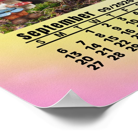 2026 custom Funny Gnomes Zondag start - Poster (Hoek)