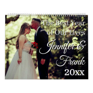 2026 Custom Mijn Trouwfoto Chic Kalender