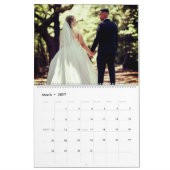 2026 Custom Mijn Trouwfoto Chic Kalender (Mar 2027)