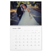 2026 Custom Mijn Trouwfoto Chic Kalender (Jan 2027)