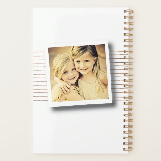 2026 Custom Personalized Photo Diary Planner (Achterkant)