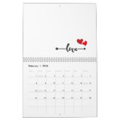 2026 CUSTOM PHOTO DESK CALENDAR KALENDER (Feb 2026)