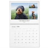 2026 Custom Photo Fun Family Quotes Modern Kalender (Jan 2026)