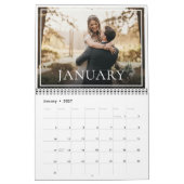 2026 Custom Wedding Photo Newlywed Chic Kalender (Jan 2027)