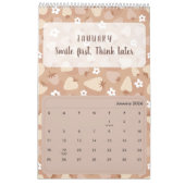 2026 Cute Quote Calendar Kalender (Jan 2026)