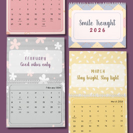 2026 Cute Quote Calendar Kalender