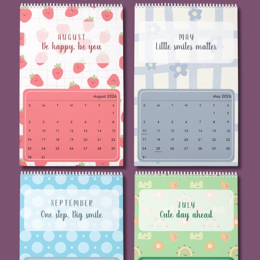 2026 Cute Quote Calendar Kalender
