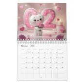 2026 Cute Seasonal Character Wall Calendar (Small) Kalender (Feb 2026)