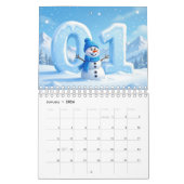 2026 Cute Seasonal Character Wall Calendar (Small) Kalender (Jan 2026)