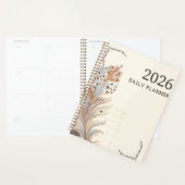 "2026 Dagelijkse Planner" | Aardse Veer & Raster Planner (Display)