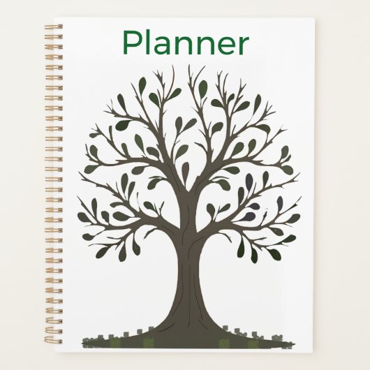 🌳 2026 Daily Planner - Stylized Tree of Life (Voorkant)