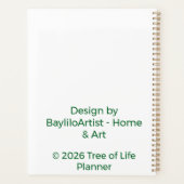 🌳 2026 Daily Planner - Stylized Tree of Life (Achterkant)