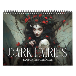 2026 Dark Fairies Fantasy Art Kalender
